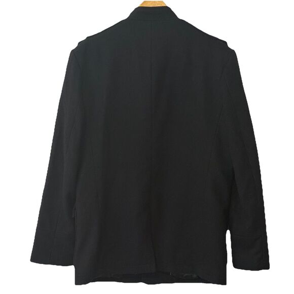 Jack & Jones Gas Wool Jacket Men’s L 180/100A Black Military Coat Wool Blend - Picture 3 of 10